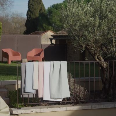 Drap de bain en nid d'abeille 300 g/m2